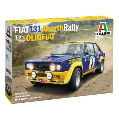 Model Kit auto 3667 - FIAT 131 Abarth Rally OLIO FIAT (1:24)