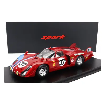 Spark-model Alfa romeo T33/2 1996cc V8 Team Vds Racing N 37 24h Le Mans 1968 T.pilette - R.slote