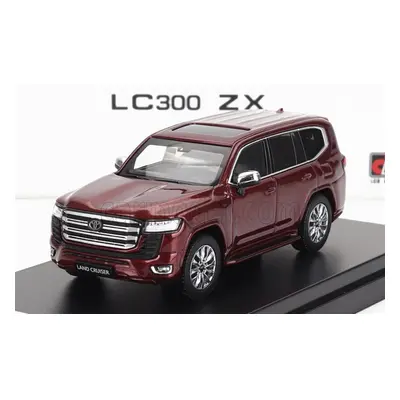 Lcd-model Toyota Land Cruiser Lc300-zx 2022 1:64 Red