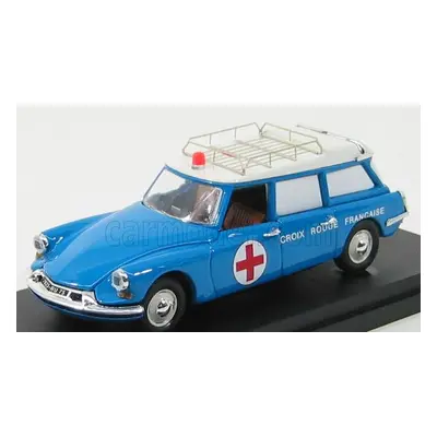 Rio-models Citroen Id19 Break Croix Rouge 1958 - Ambulance 1:43 Bluette White