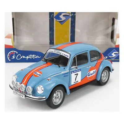 Solido Volkswagen Beetle 1303 Team Gulf N 7 Rally Colds Balls 2019 1:18 Světle Modrá Oranžová