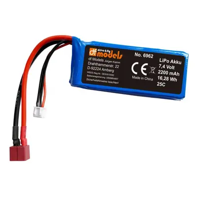 Akumulátor Li-Pol 7,4V 2200 mAh DF models 6962