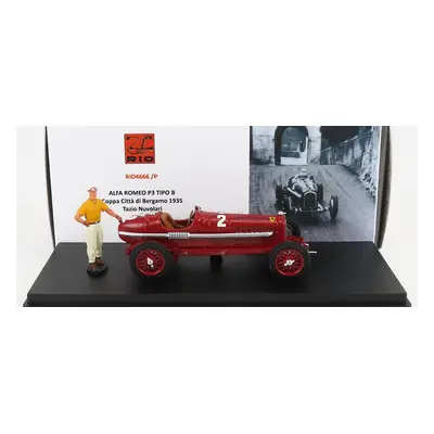 Rio-models Alfa romeo P3 Tipo B N 2 Winner Coppa Citta Di Bergamo 1935 Tazio Nuvolari 1:43 Red