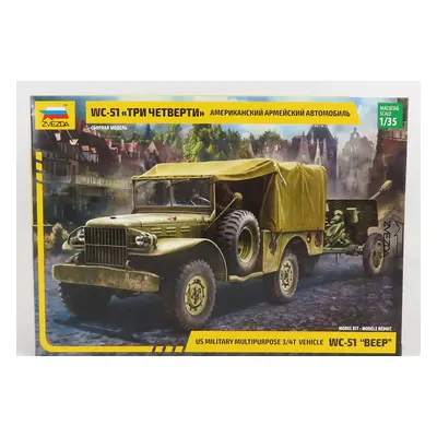 Zvezda Dodge Wc-51 Beep Military 1945 1:35 /