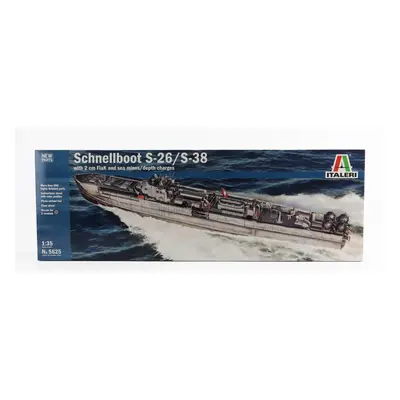 Italeri Boat S-boot S-26/s-38 Motosilurante Navy Military 1945 - Lungh.lenght Cm 99.9 1:35 /