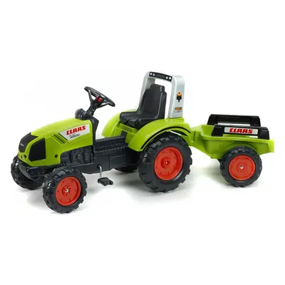 FALK - Šlapací traktor Claas Arion 430 s vlečkou