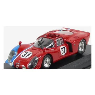 Best-model Alfa romeo 33.2 N 37 Test 24h Le Mans 1968 Gosselin - Trosch 1:43 Červená Modrá