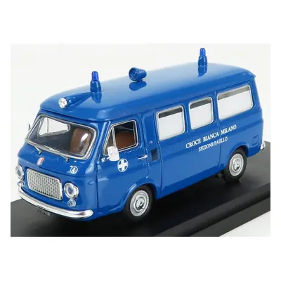 Rio-models Fiat 238 Ambulanza Croce Bianca Milano Sezione Paullo 1970 1:43 Blue