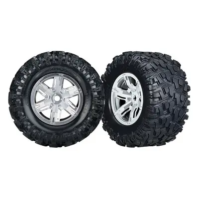 Traxxas kolo 4.3/5.7", disk saténový, pneu Maxx AT (pár)