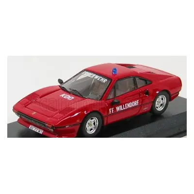 Best-model Ferrari 308 Gtb Coupe 1983 Feuerwehr Ff Willendorf Austria - Fire Engine 1:43 Red