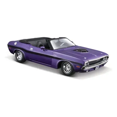 Maisto Dodge Challenger R/T Convertible 1970 1:24 fialová metalíza