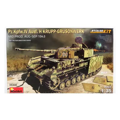 Miniart Krupp Grusonwerk Tank Panzer Iv Ausf H Military 1940 1:35 /