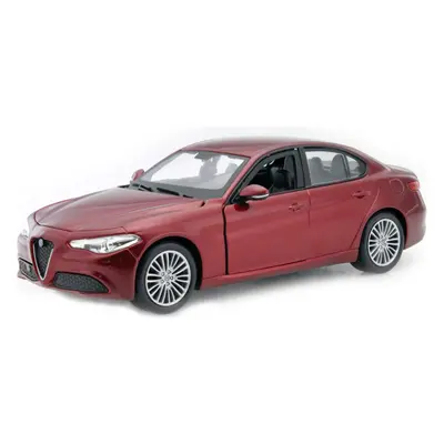 Bburago Alfa Romeo Giulia 2016 1:24 červená metalíza