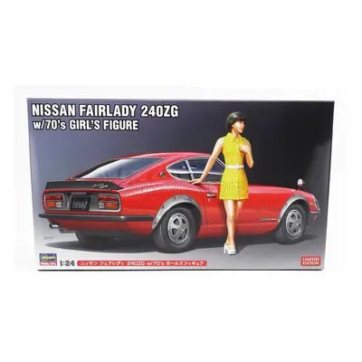 Hasegawa Nissan Fairlady 240zg Coupe With 70s Girl Figure 1972 1:24 /