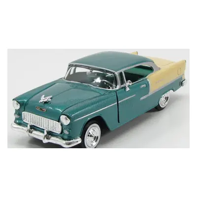 Motor-max Chevrolet Bel Air 2-door 1955 1:24 Zelený Krém