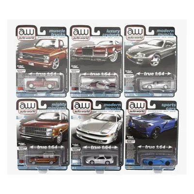 Autoworld Mitsubishi Set Assortment 6 Pieces 1:64 Různé