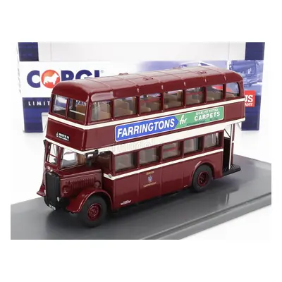 Corgi GUY Utility Autobus Burton Corporation 6 Anglesey 1960 1:76 Červený Krém