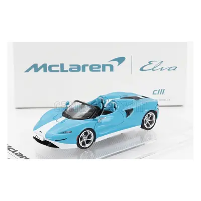 Cm-models Mclaren Elva 2020 1:64 Světle Modrá Bílá