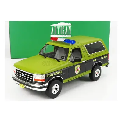 Greenlight Ford usa Bronco Maryland State Police 1996 1:18 Zelená Černá