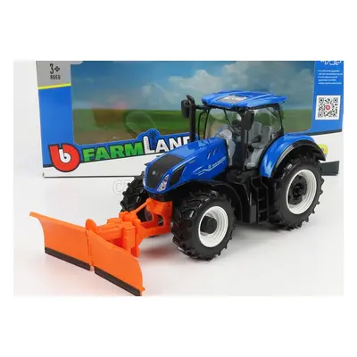 Bburago New holland T7.315 Tractor 2009 1:32 Modrá Oranžová