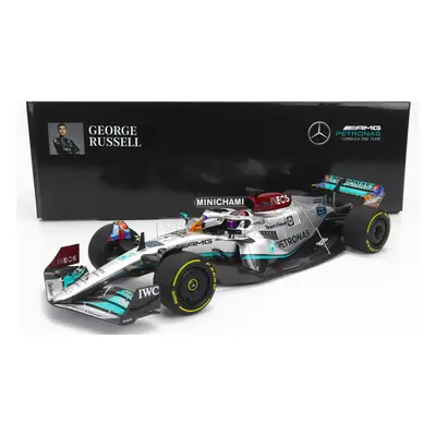 Minichamps Mercedes gp F1 W13e Mercedes-amg Petronas F1 N 63 1:18, stříbrná