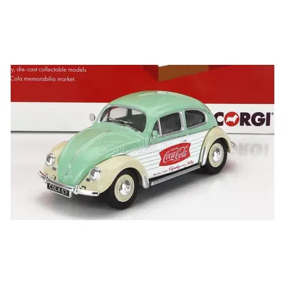 Corgi Volkswagen Beetle Maggiolino Coca-cola 1951 1:43 Zelená Bílá Béžová