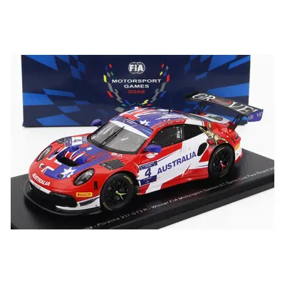 Spark-model Porsche 991 911 Gt3 R Team Australia N 4 Winner Fia Motorsport Games Gt Sprint Cup P