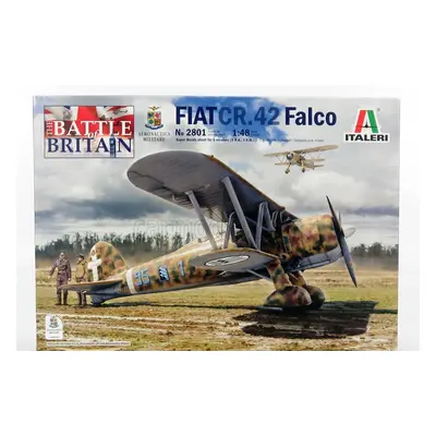 Italeri Fiat Cr.42 Falco Aeronatica Militare Battle Of Britain Airplane 1939 1:48 /