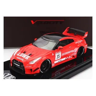 Truescale Nissan Gt-rr (r35) N 35 Lbwk Liberty Walk 2016 1:43 Červená Černá