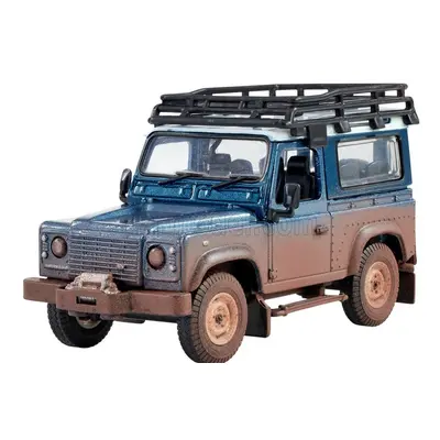 Britains Land rover Land Defender 90 Muddy (dirty Version) 1984 1:32 Blue Met