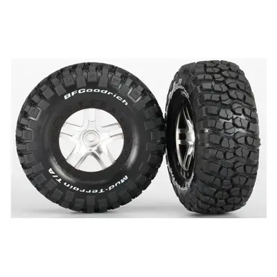 Traxxas kolo 2.2/3.0", disk SCT Split-Spoke saténový-černý, pneu KM2 S1 (2)