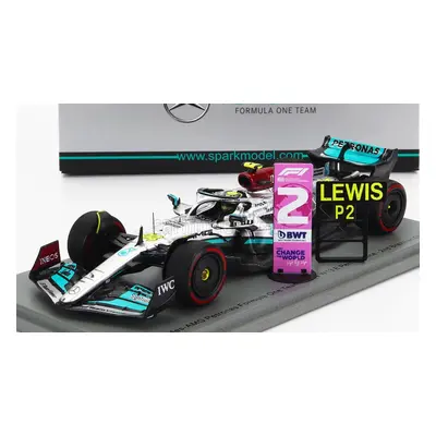 Spark-model Mercedes gp F1 W13e Team Mercedes-amg Petronas F1 N 44 2nd Brazilian Gp 2022 Lewis H