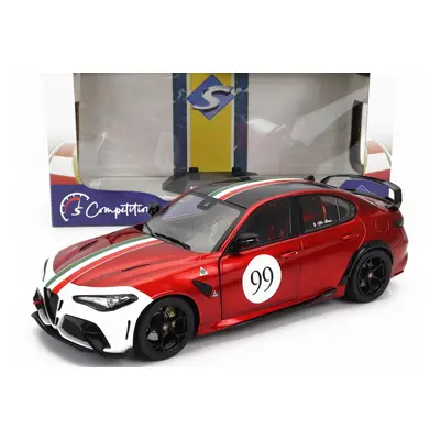 Solido Alfa romeo Giulia Gtam N 99 Racing 2022 1:18 Alfa Červená Bílá