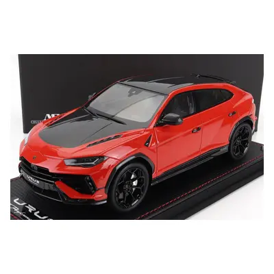 Mr-models Lamborghini Urus Performante 2022 - Con Vetrina - With Showcase 1:18 Rosso Arancio - O