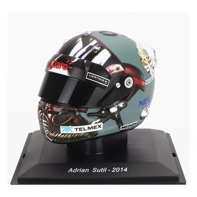 Edicola Helmet F1 Casco - Sauber C33 Ferrari N 99 Season 2014 Adrian Sutil 1:5 Šedá Černá