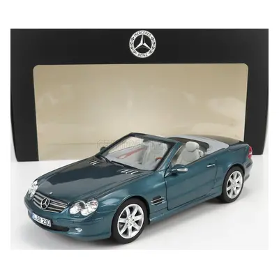 Norev Mercedes benz Sl-class Sl500 (r230) Cabriolet 2003 1:18 Blue Met