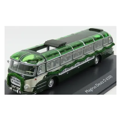 Schuco Magirus Deutz O6500 Autobus Winner Team Football World Cup Wm Open Roof 1954 1:43 Zelená