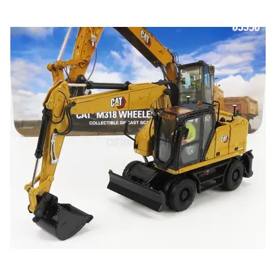 Dm-models Caterpillar Catm318 Kolový bagr 1:50, žlutá