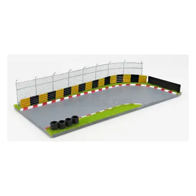 American diorama Accessories Diorama Gulf Race Track 1:64 Světle Modrá Oranžová