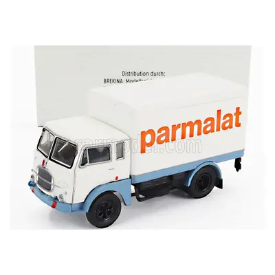 Brekina plast Fiat 642 Truck Cassonato Parmalat 1962 1:87 Bílá Světle Modrá