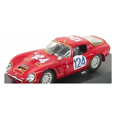 Best-model Alfa romeo Tz2 N 124 Targa Florio 1967 Sangri-la - Federico 1:43 Red