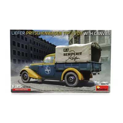 Miniart Mercedes benz Type 170v Liefer Pritschenwagen Semperit With Canvas 1935 1:35 /