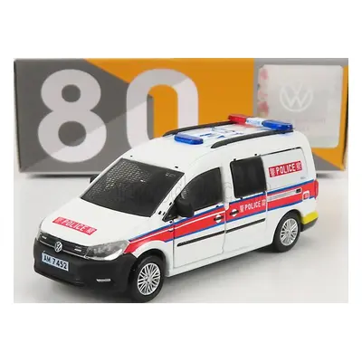 Tiny toys Volkswagen Caddy Van Police 2020 1:64 Bílá Červená