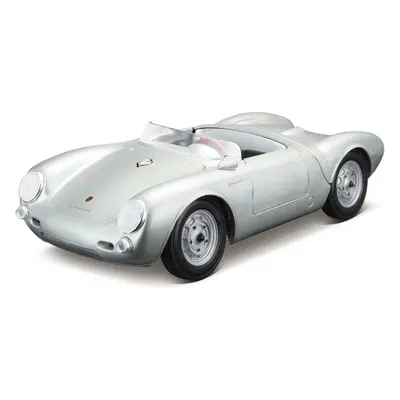 Maisto Porsche 550 A Spyder 1:18 stříbrná