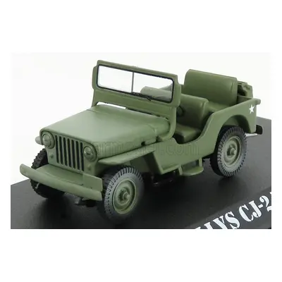 Greenlight Jeep Willys Cj-2a Open 1949 - M-a-s-h 1:43 Vojenská Zelená