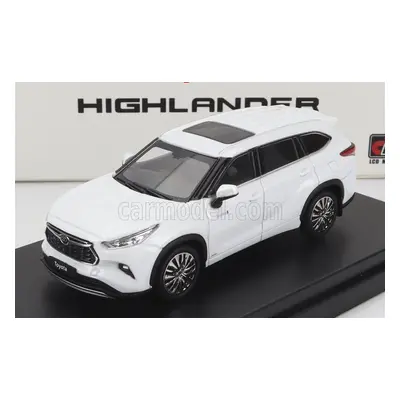 Lcd-model Toyota Highlander 2022 1:64 Bílá