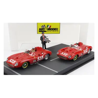 Art-model Ferrari Diorama Set 2x 315s Spider Sn0684 N 535 1:43, červená