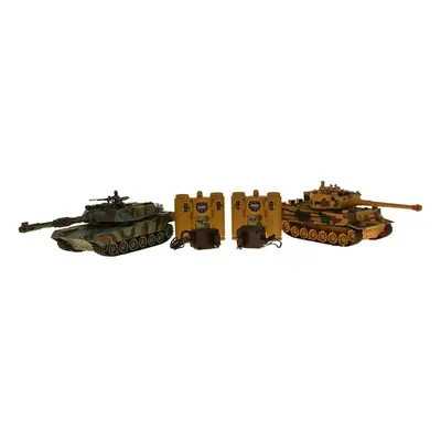 RC sada bojujících tanků Tiger I a M1A2