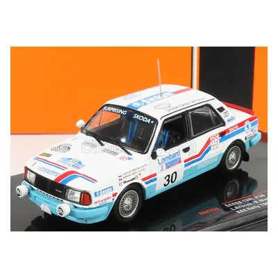 Ixo-models Škoda 130l N 30 Rally Rac Lombard 1987 L.Krecek - B.Moti 1:43, bílá