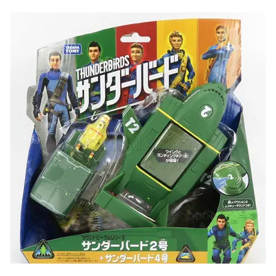 Tomica G.anderson Thunderbirds - Thunderbird 4 Cm. 5.0 - Thunderbird 2 Cm. 18.0 1:36 Zelená Žlut